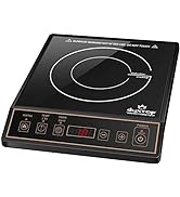 Duxtop 1800W Portable Induction Cooktop Countertop Burner, Gold 9120MC/BT-M20B