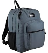 FUEL Vintage Backpack for Men & Women for Travel, Office, Commuting, Sports, and Classroom - Grey...