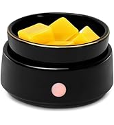 Wax Melt Warmer Candle Burner - Electric 3-in-1 Essential Oil Burner Ceramic Fragrance Candle Wax...