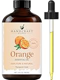 Handcraft Sweet Orange Essential Oil - 100% Pure and Natural - Premium Therapeutic Grade with Premium Glass Dropper - Huge 4 fl. Oz