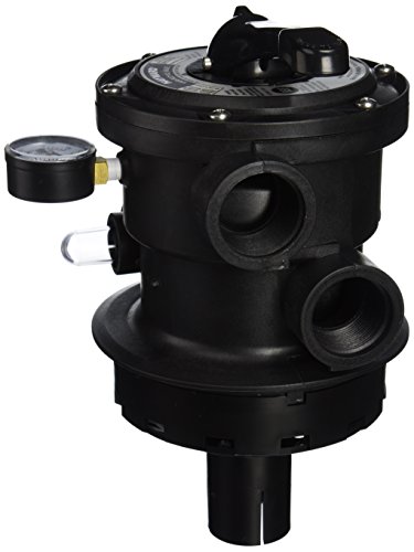 Hayward SP0714T VariFlo Top-Mount Multiport Valve, Black