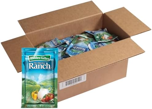 Hidden Valley Original Ranch Dressing & Ranch Dip Packets, 1.5 oz (84 Pack)