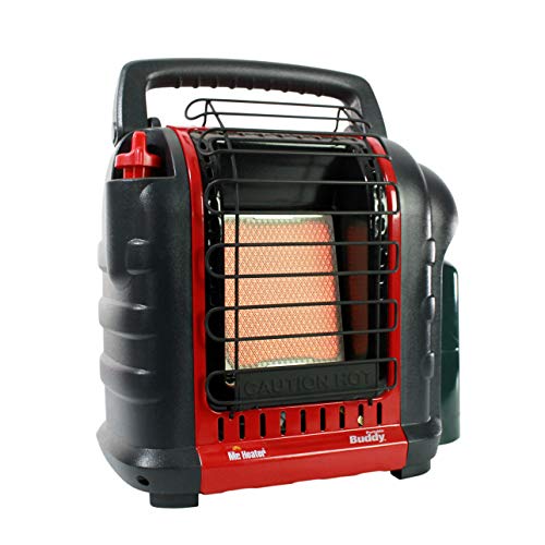 Mr. Heater Portable Buddy Heater, 9K Btu, Propane, Red-Black, 1 Pack