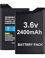 Battery Pack for PSP2000/3000 PSP-S110 2400mAh High Capacity Replacement Lithium-Ion Battery for ElephantStory PSP2000 Compatible Battery PSE Certified