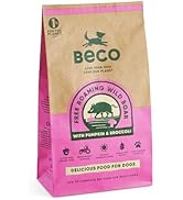 Beco Wild Boar with Broccoli and Pumpkin - 2kg - Natural & Grain Free Complete Dry Dog Food (Pack...