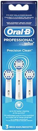 Oral B Precision Clean Electric Toothbrush Replacement Brush Heads - 3 ct (Pack of 2)