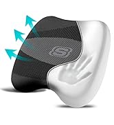 Skechers Skech-Knit Memory Foam Seat Cushion, Ultimate Premium Coccyx Cushion for Tailbone Pain -...