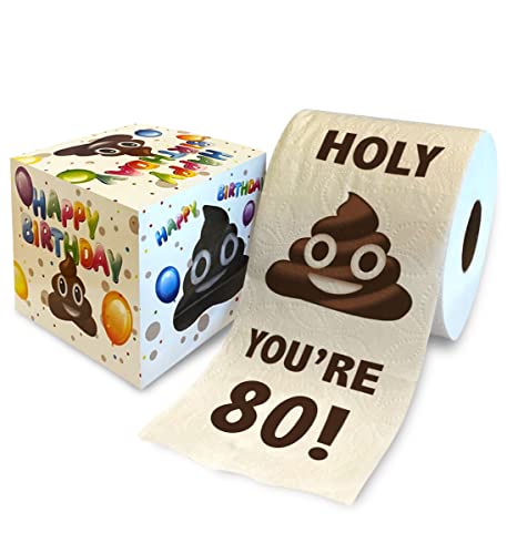 Happy 80th Birthday Toilet Paper Prank