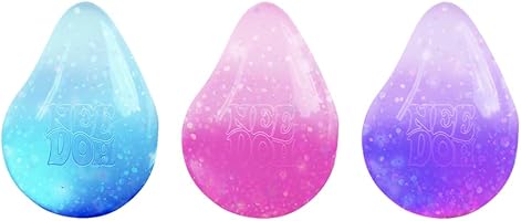 Schylling NeeDoh Dream Drop - Sensory Squeeze Toy with Dreamy Smooth Squeeze - 3" Tall - Color May Vary (Pack of 1)