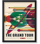 Poster Master Vintage Space & NASA Poster - The Grand Tour Print - Spacecraft Art - Voyager Art -...