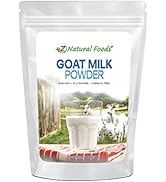 Z Natural Foods Full Cream Goat Milk Powder, 100% Pure From Netherlands, Highly Nutritious, Addit...