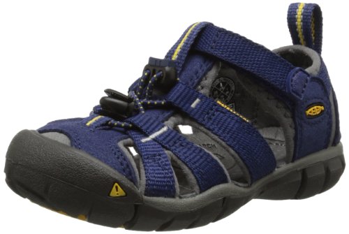 KEEN Unisex Kid's SEACAMP II CNX-C, BLUE DEPTHS/GARGOYLE, 12