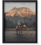 Poster Master Vintage Cowboy Poster - Retro Landscape Print - Wild West Art - Western Art - Horse...