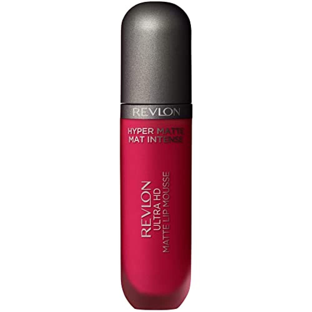 Revlon Ultra Hd Lip Mousse Hyper Matte, Liquid Lipstick, 100 Degrees, 1 Count