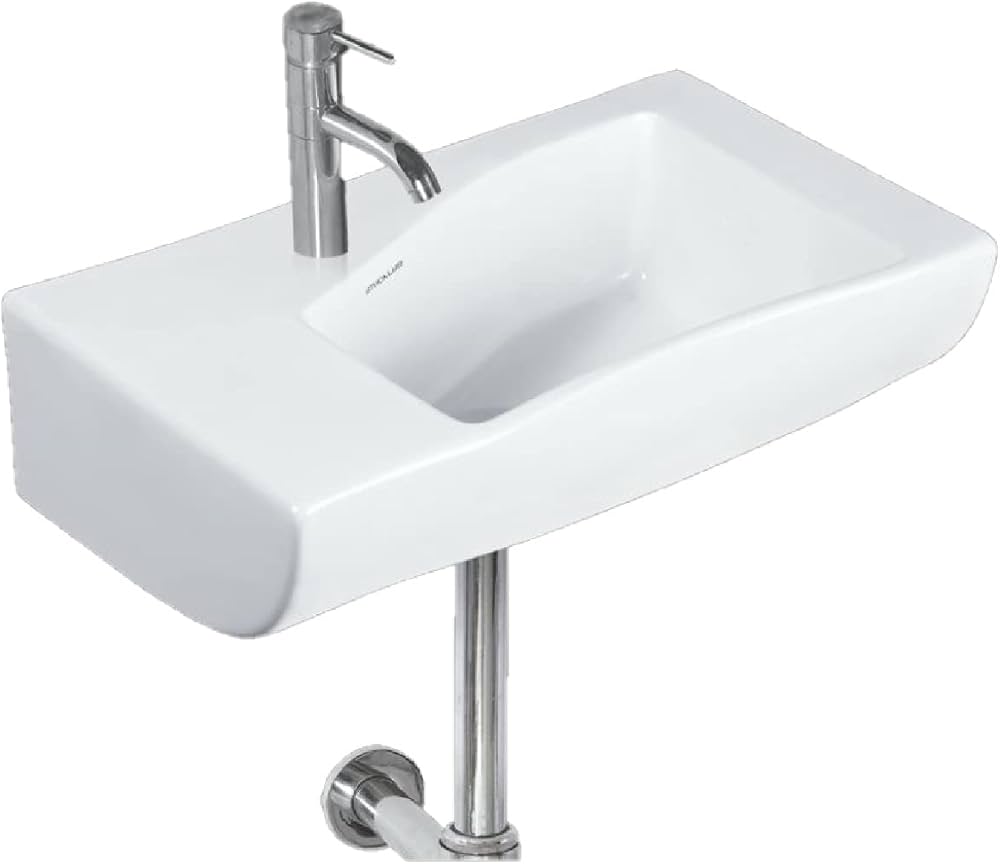 Belmonte Ceramic Wall Hung Liza Sink/Wash Basin for Bathroom ...