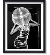 Poster Master Lady Disco Ball Poster - Fashion Print - Photography Art - Trendy Art - Gift for Me...