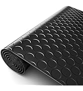 Garage Floor Mat, Thickness Diamond Plate Vinyl Heavy Duty Parking Mat for Garage Floor, Golf Car...