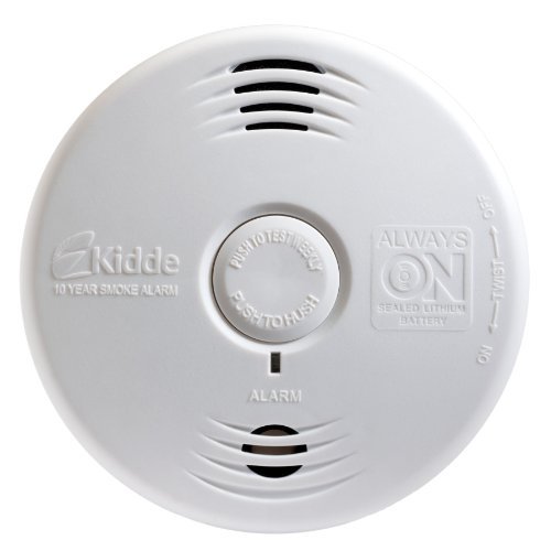 system sensor pc2r - Kidde Smoke Detector, Long-Life Lithium Battery Powered, Smoke Alarm with Voice Alert