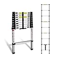 SDOER Telescoping Ladder, Collapsible Adjustable Retractable Ladder Aluminum Extension Ladder for Indoor Or Outdoor,10.5 FT