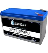 Mighty Max Battery ML7-12LI - 12 Volt 7 AH Deep Cycle Lithium Iron Phosphate (LiFePO4) Rechargeab...