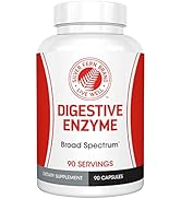 Silver Fern Brand Ultimate Digestive Enzyme Supplement - 1 Bottle = 90 Capsules - High Potency, M...