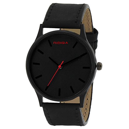 Ridiqa Analogue Jet Black Dial Men's & Boy's Watch