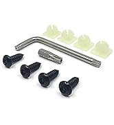 license plate screws fasteners kit black bolts nuts car driver anti theft stainless steel lock bulk