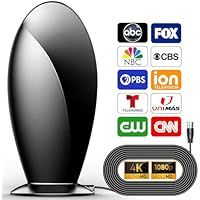  TOYYKANG 500+ Miles Range Amplified Digital TV Antenna with Signal Booster for Local Channels,Support 4K 1080p and Old TVs-16.