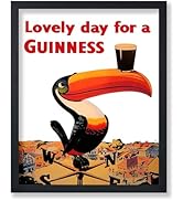 Poster Master Vintage Guinness Poster - Lovely Day For A Guinness Print - Alcohol Art - Gift for ...