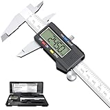 HDLNAK Precision Digital Caliper 6 inch/150 cm - Accurate 0.01' Measurement Tool for Micrometers and...