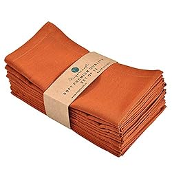 burnt orange napkins