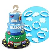 Palksky Cloud Fondant Cutter Fluffy Cloud Plastic Cookie Cutter Cake Mold Sugar Craft Mold Cake D...