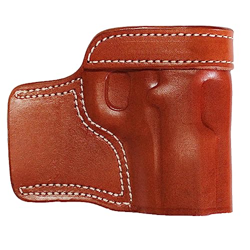 YT HOBBY Fast Draw Outside The Waist Band OWB Carry Handmade Leather Gun Holster (Brown - Right Hand, Taurus G2c, G2s and PT111 G2)