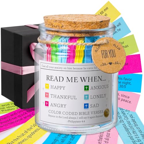 Bible Verse Jar, Read Me When Bible Verses Jar for