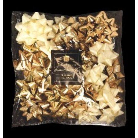 40 Luxury Gold Bows In Bag X13Ta904