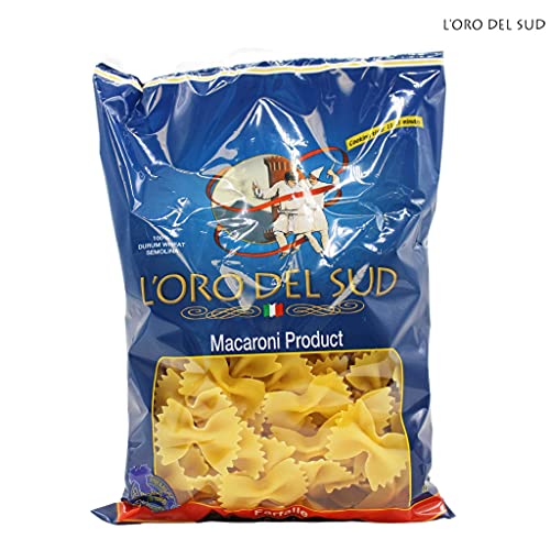 Farfalle / Bowtie Pasta 20 pack x 1 lb (20 lbs) by L'Oro Del Sud