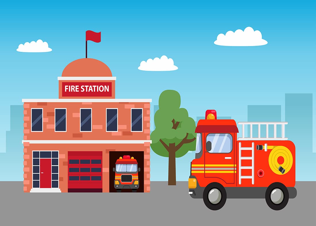 Cartoon Fire House