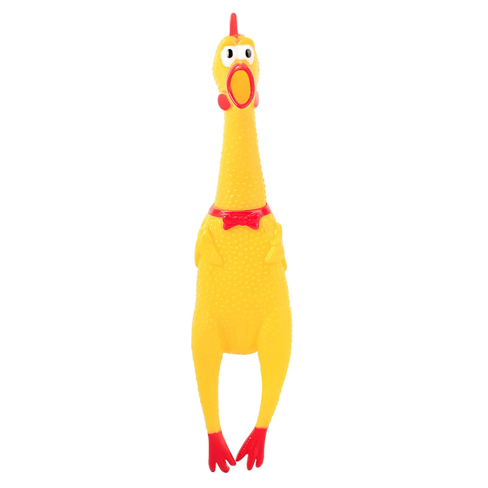 POPLAY Rubber Chicken/Squeeze Chicken, Prank Novelty Toy Party Favors for Kids, Adults, Dogs, Family Games,Keep Your Chicken Quiet