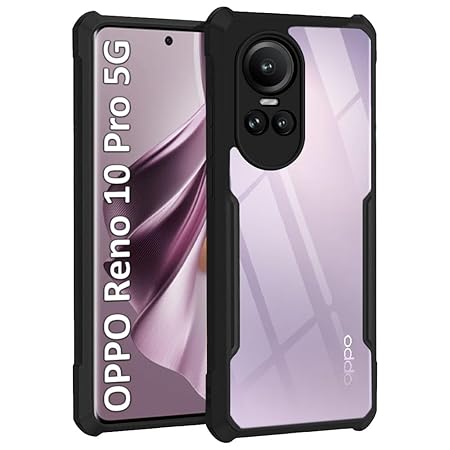 TheGiftKart Shockproof Crystal Clear Back Cover Case for Oppo Reno 10 ...