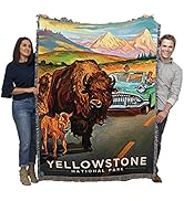 PCW - Yellowstone National Park Blanket by Kai Carpenter - Anderson Design Group Inc - Gift Tapes...