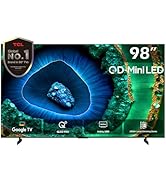 TCL تلفزيون جوجل ذكي QD-ميني LED مقاس 98 بوصة بدقة 4 كيه وتقنية HDR 3500 وحدة مضيئة في البكسل ونظ...