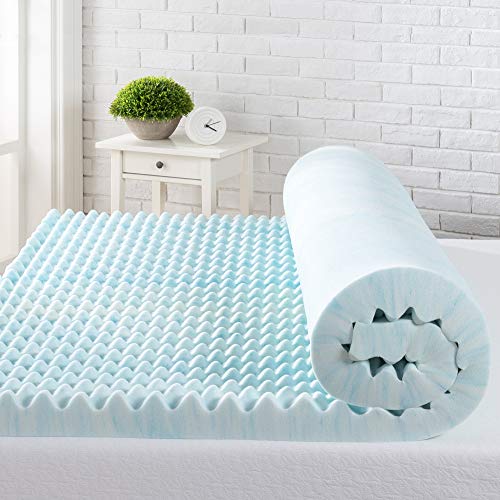 Zinus Cool Swirl, topper per materasso 160x190 cm - Altezza 7.6 cm - M...