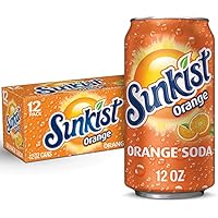 12-Pack Sunkist Orange Soda, 12 Fl Oz Can