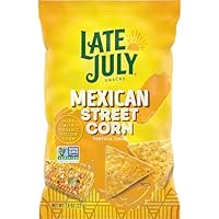 Late July Snacks Mexican Street Corn Tortilla Chips, 7.8 Oz Bag 