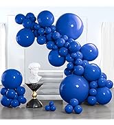 PartyWoo Royal Blue Balloons, 100 pcs Dark Blue Balloons Different Sizes Pack of 36 Inch 18 Inch ...