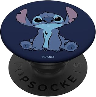 PopSockets Disney Lilo & Stitch Sitting And Staring PopSockets PopGrip: Swappable Grip for Phones & Tablets