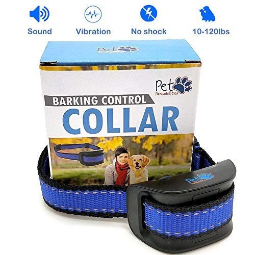 SALE! NO SHOCK Humane Bark Control Collar, For 10-120lb Dogs, Extremely Effective with No Pain or Harm, 7 Different Bark Sensitivity Levels, Bark Training Collar Vibration, Neck size 8.34in to 24.5in