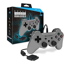 Hyperkin “Brave Warrior” Premium Controller for PS2 (Silver)