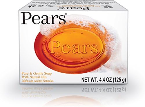 Pears Pure & Gentle Bar Soap with Natural Oils 4.4 oz