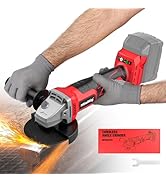 MtiolHig Cordless Angle Grinder for Milwaukee 18v Battery, 8500RPM Variable Speed Brushless 4 1/2...